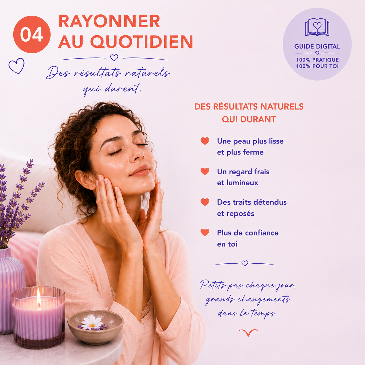 Rituel GLOW PEACHY: Décongestionnez, lissez, re-pulpez votre visage | Guide Digital illustré