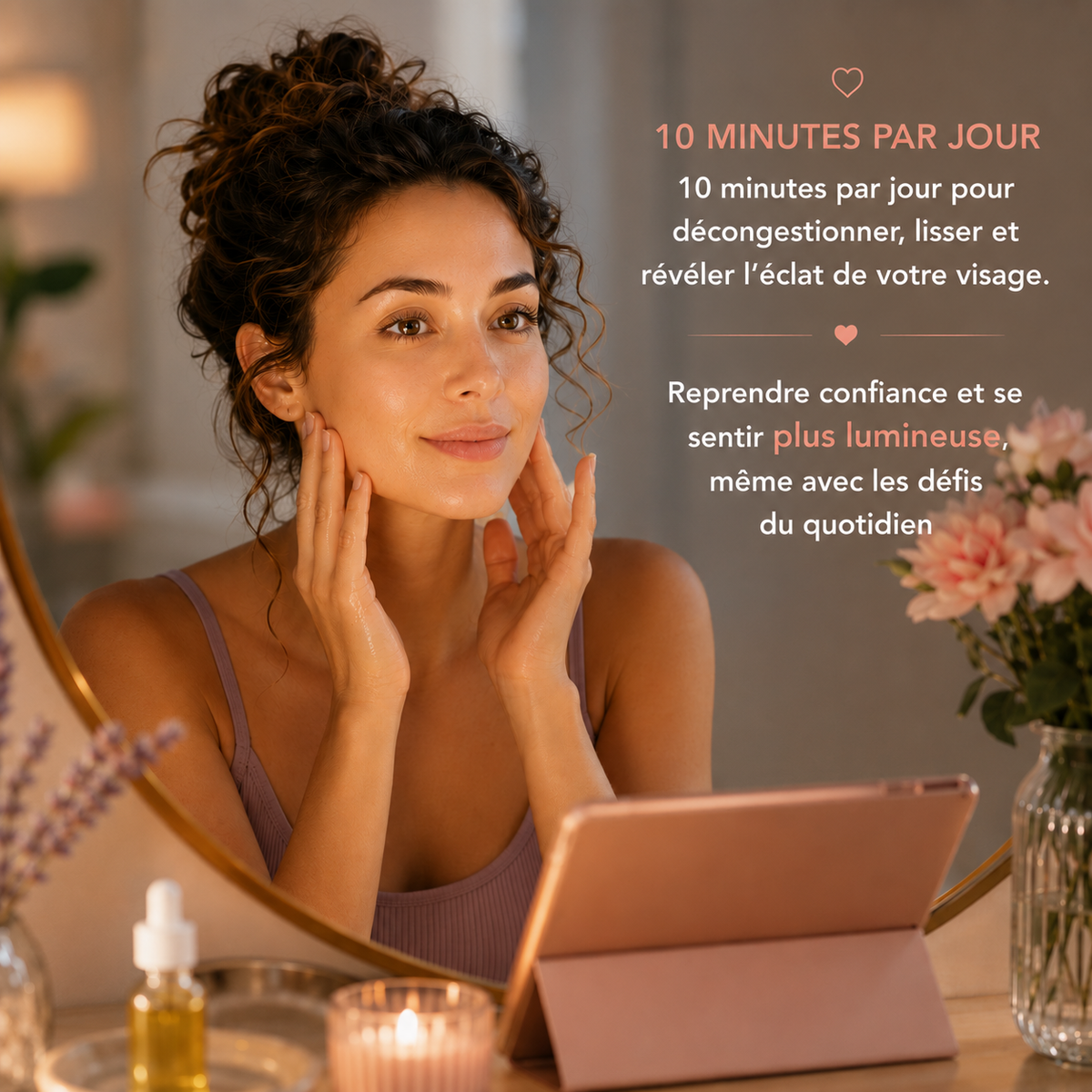 Rituel GLOW PEACHY: Décongestionnez, lissez, re-pulpez votre visage | Guide Digital illustré