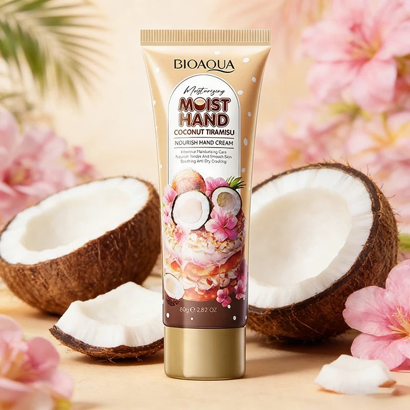 PEACHY CREAMY: hydratante, nourrissante, anti-âge et anti-fissure main