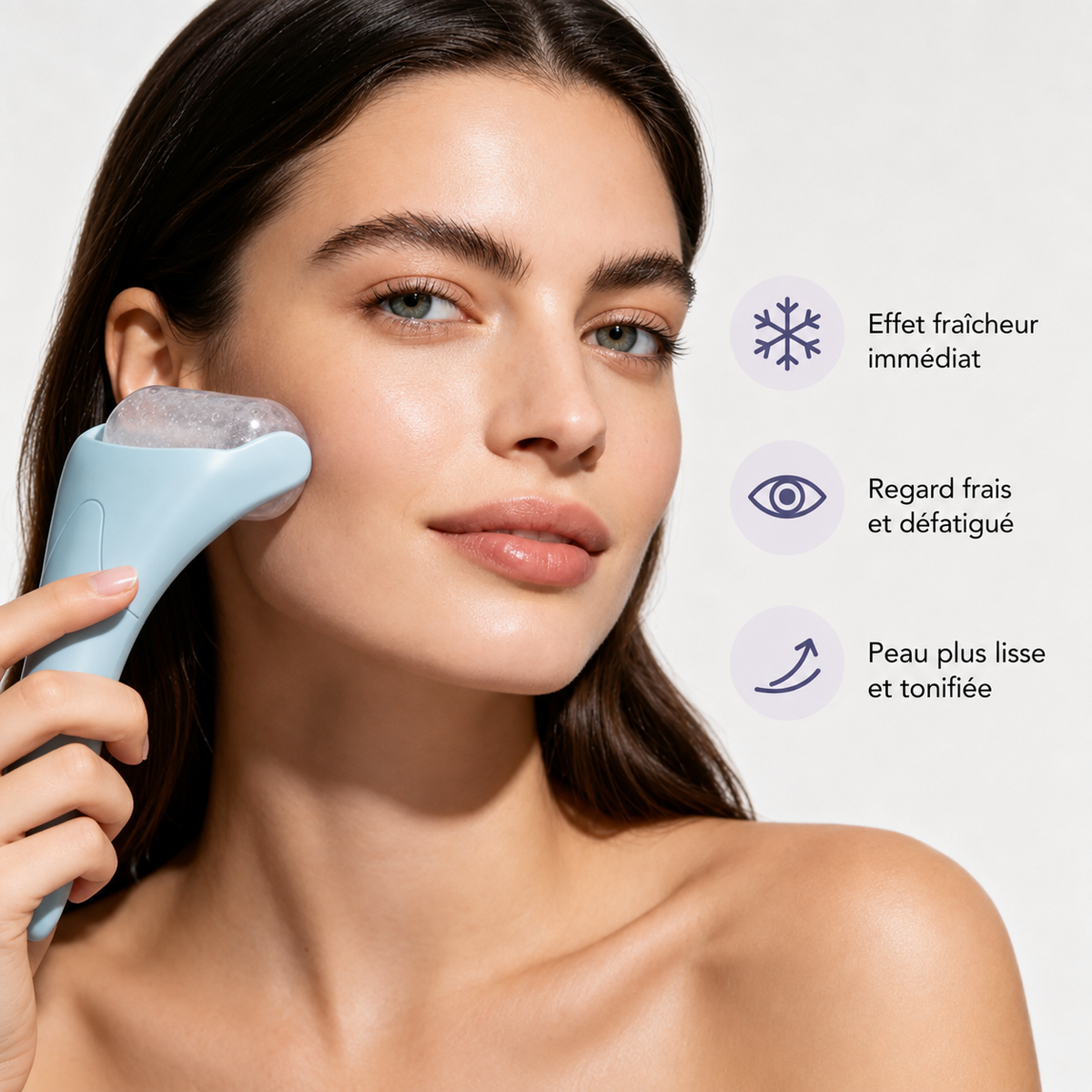 Le Cryo Roller – Effet liftant & regard défatigué