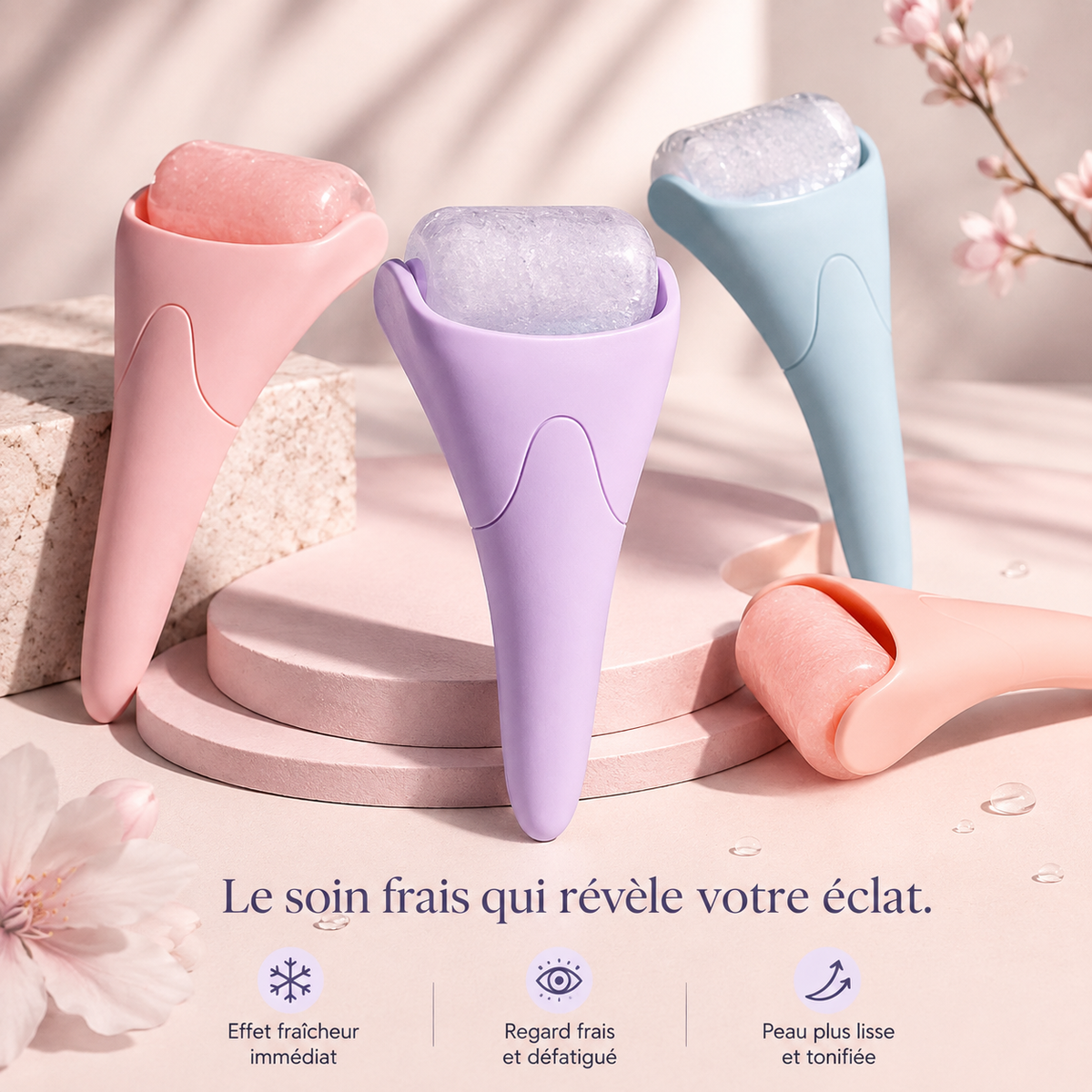 Le Cryo Roller – Effet liftant & regard défatigué