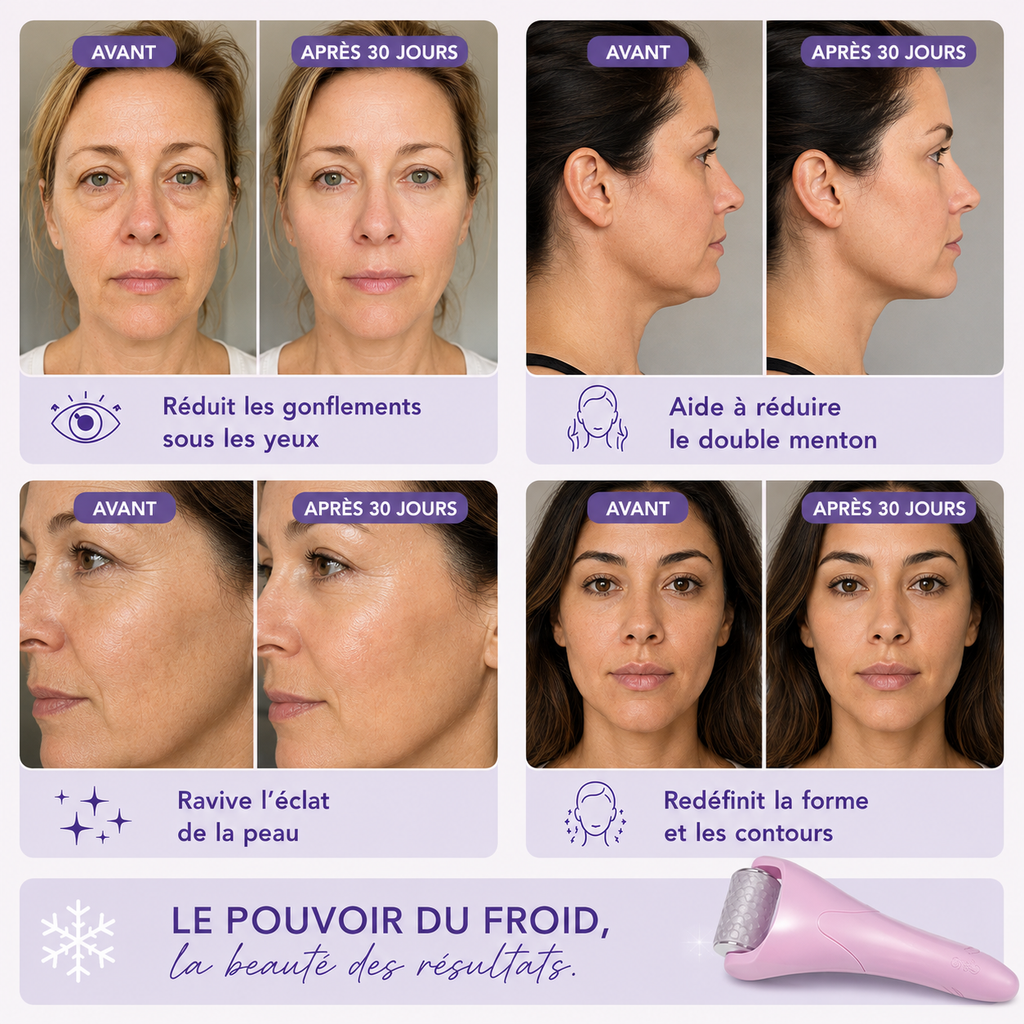 Le Cryo Roller – Effet liftant & regard défatigué