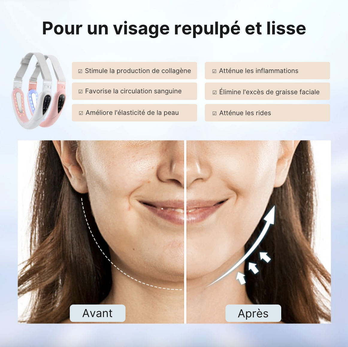 Lifter Facial contours du visage & double menton