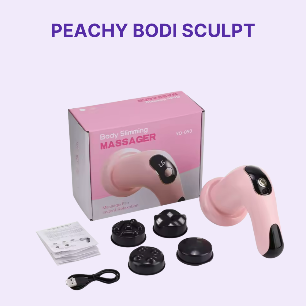 PEACHY BODY SCULPT 5 | Masseur cellulite & minceur | Cuisses, ventre, bras, dos
