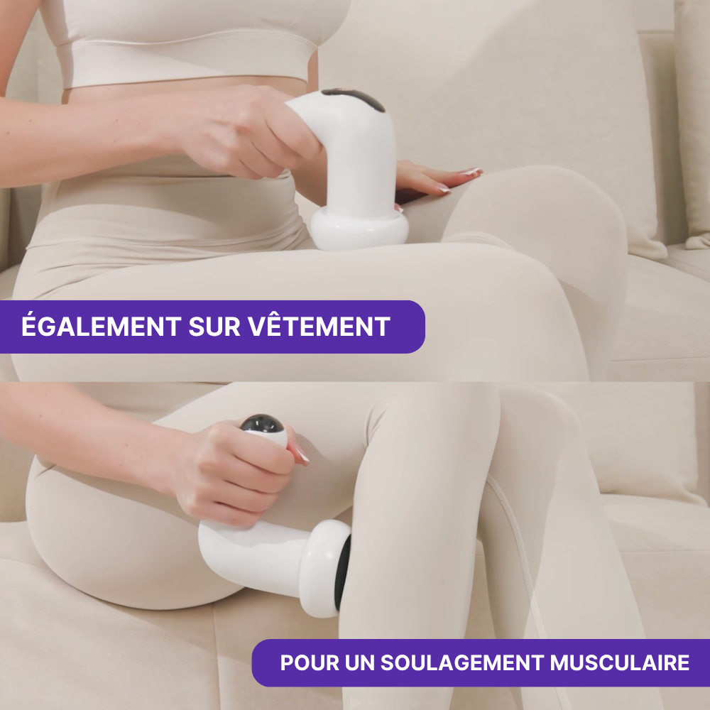 PEACHY BODY SCULPT 5 | Masseur cellulite & minceur | Cuisses, ventre, bras, dos