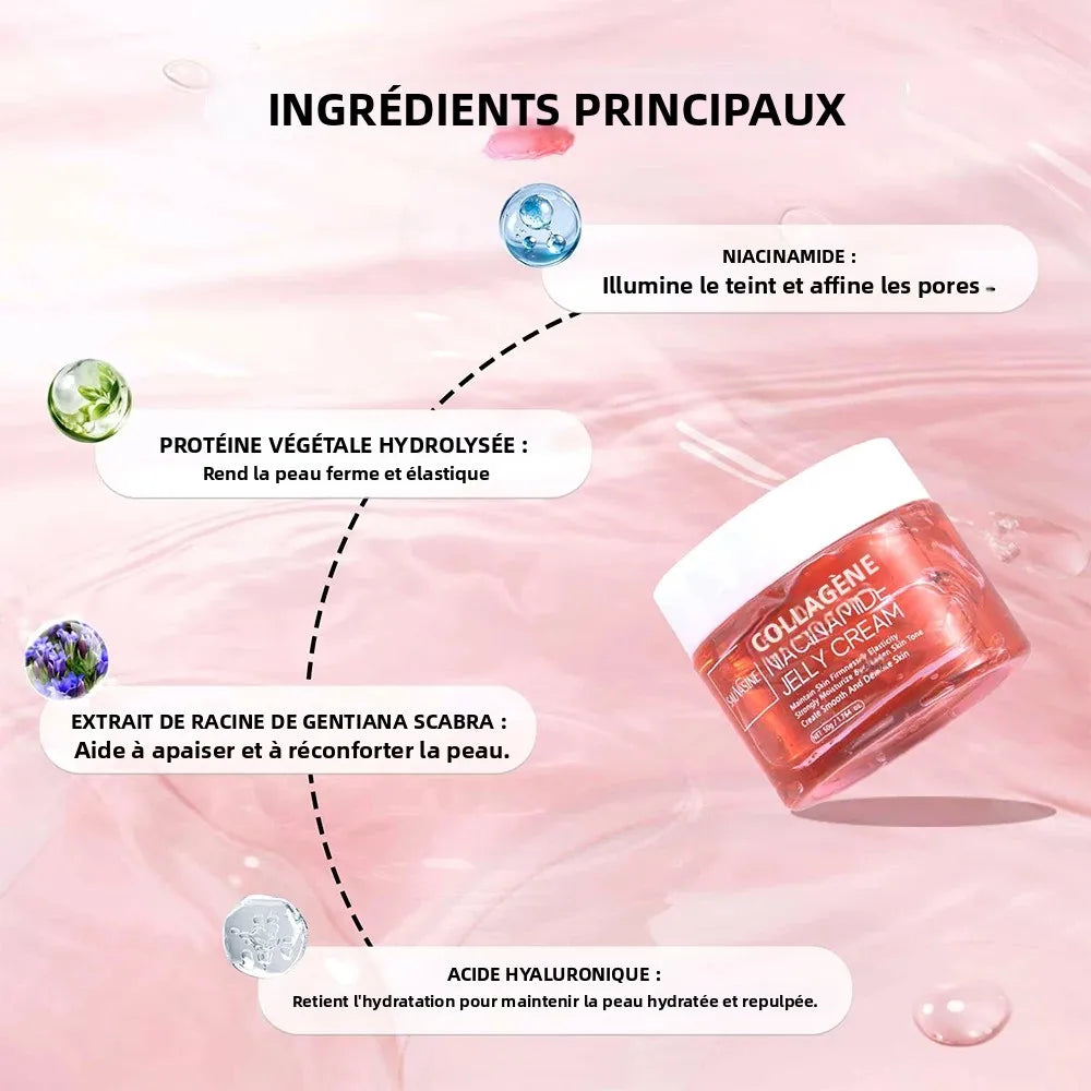 PEACHY JELLY: Gelée collagène Fermeté, élasticité et pores affinés