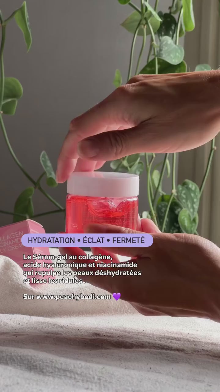 PEACHY JELLY: Gelée collagène Fermeté, pores affinés et anti-rides